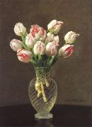 Otto Scholderer, Tulpen in hohem Glas